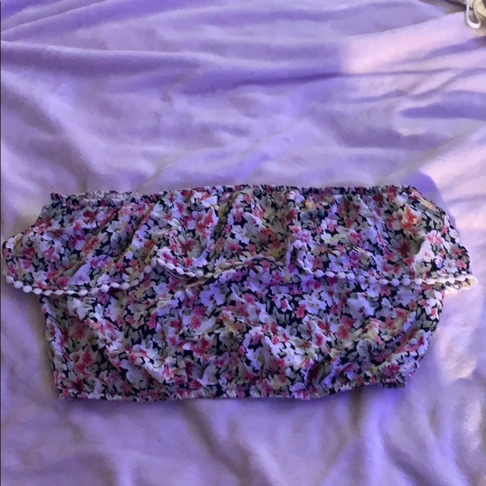 Floral crop top